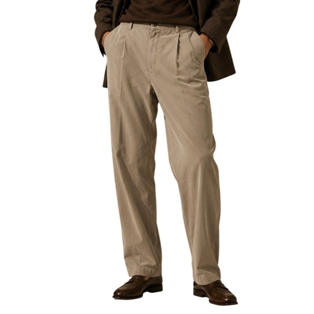 Polo Ralph Lauren Mens Chino Pants 38x30 Tan Khaki 100% Cotton Straight Leg